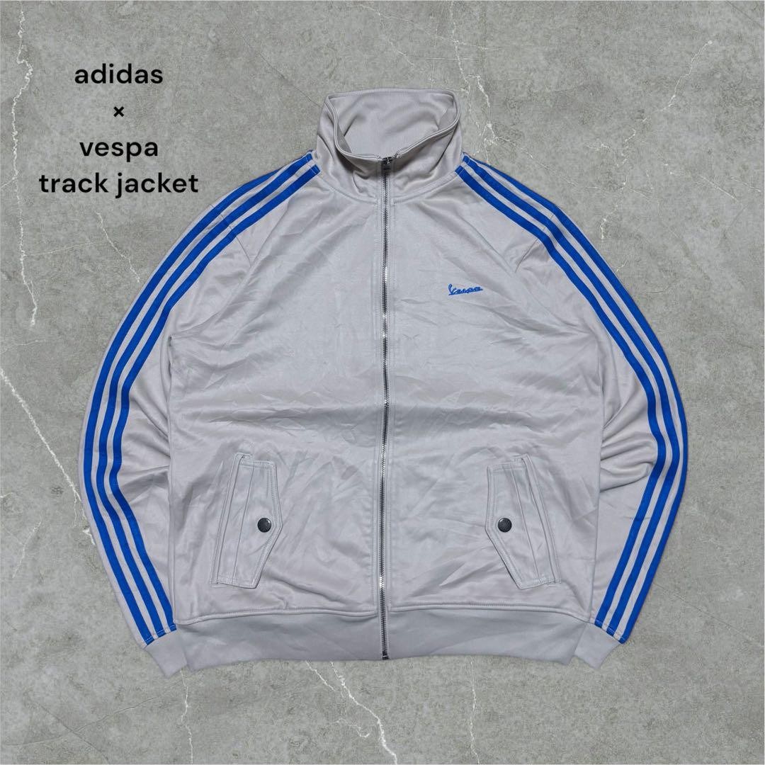 00's adidas アディダス Vespa トラックジャケット Adidas Men M 00S Adidas Vespa Collaboration Jersey Track