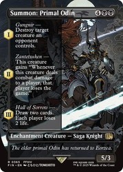 Summon: Primal Odin (Borderless) #365 - Final Fantasy