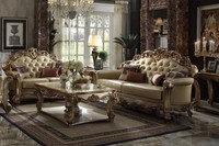 Luxus Wohnzimmer Set Sofa 3 Sitzer Sessel Couchtisch Klassisch MöBel