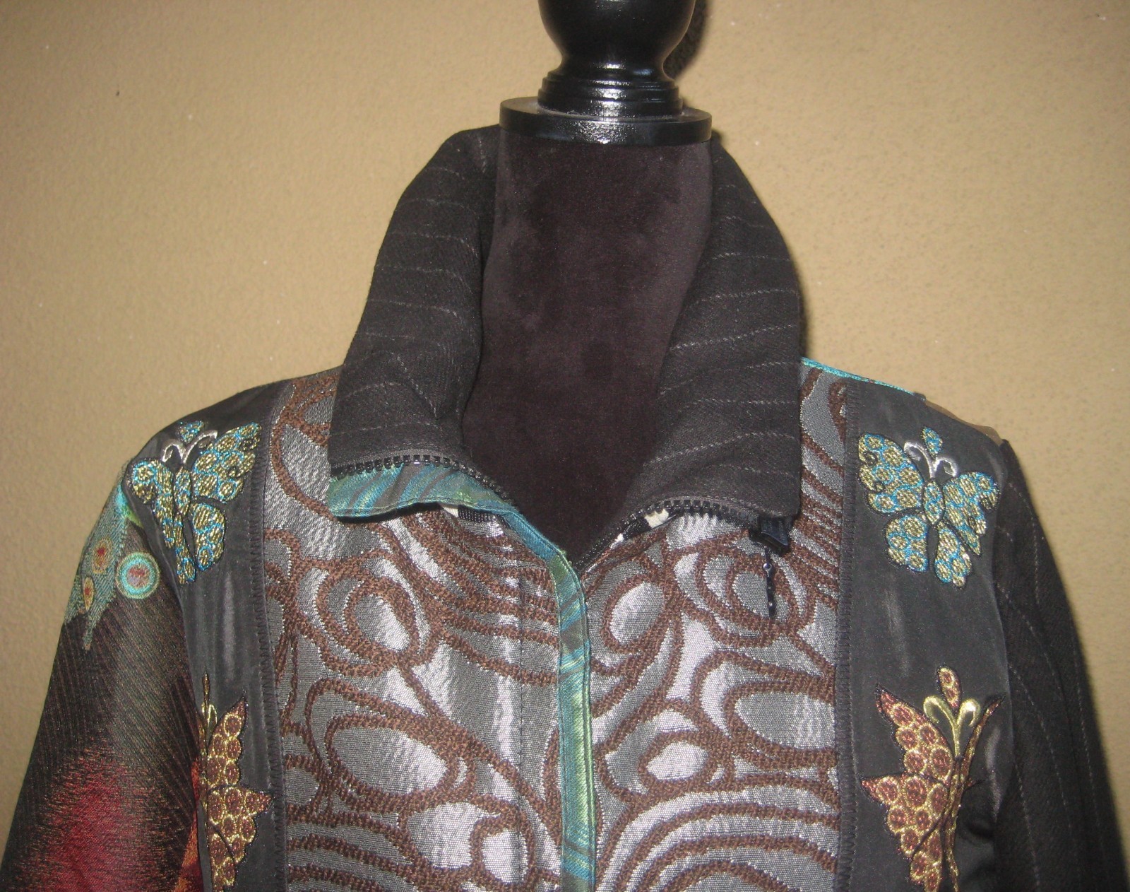 Desiguel womens patchwork applique multicolor fro… - image 20