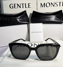 GentleMonster MYME 01 Sunglasses Black Frame Black Lenses
