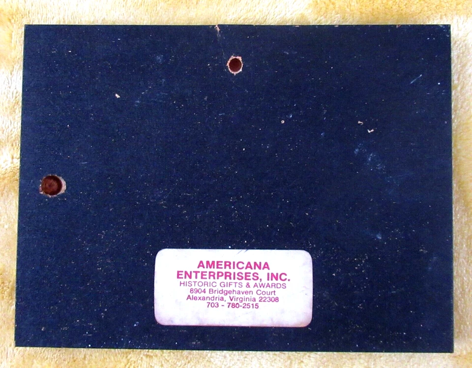 National Postal Forum East Wood Hanging Plaque Sep 30, 1977 ART of CONFEDERATION - Image 2 of 2