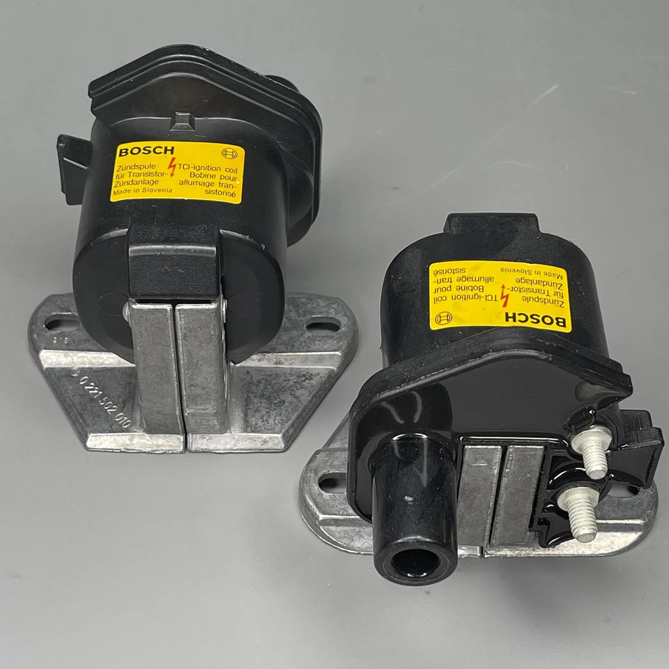 Bobina de encendido original 2 piezas para BMW 750iL 850CSi 850Ci 850i 1988-1995 OE Foto 2 de 4