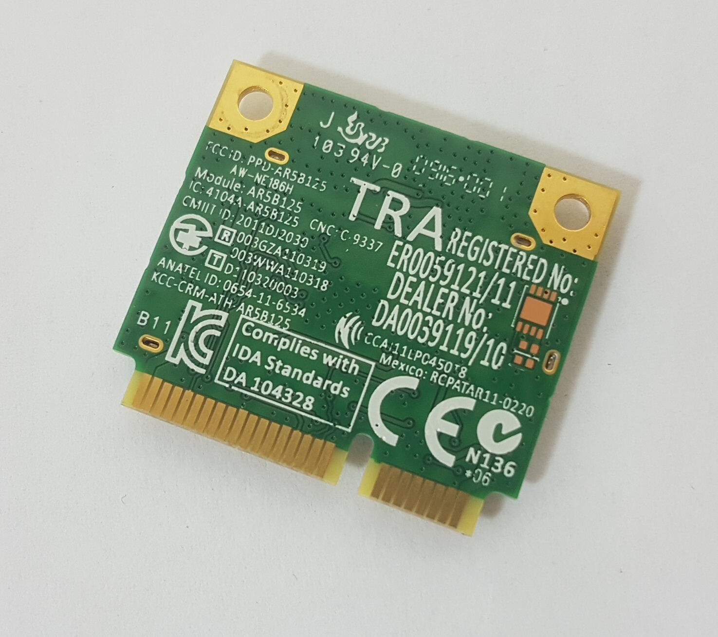 Wlan Wifi Card AzureWave AWNE186H Atheros AR5B125 aus Asus R540L eBay