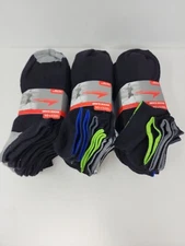 Sport Essentials Mens Size 6-12 Socks 3 Packs of 11 Pairs 33 Pairs New NIP