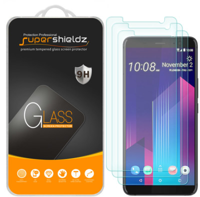 3X Supershieldz for HTC U11 Plus / U11+ Tempered Glass Screen Protector Saver