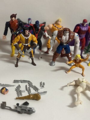 Vtg 1992 X-Men Action Figure Lot Toybiz Marvel 90s XMen Villains