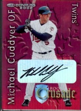 Michael Cuddyer Card 2002 Donruss Rookies Crusade Autographs #31 