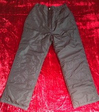 Women s Climate Control Black Cargo Pockets Ankle Zip Ski Snow Pants L