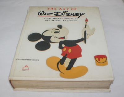The Art of Walt Disney by Christopher Finch Hardcover Book 1st