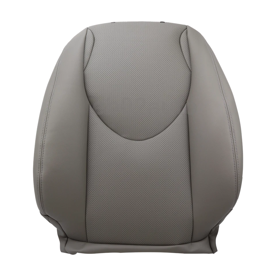 Capas de assento de couro cinza cinza dianteiro esquerdo direito Toyota RAV4 compatível com 2006 -2012 perf. - Imagem 2 de 4