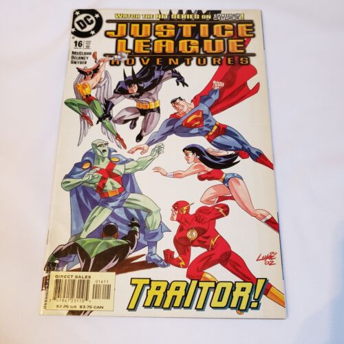 DC COMICS JUSTICE LEAGUE ADVENTURES # 16 2003  Newsstand FINE Kevin Conroy Timm - Picture 1 of 15