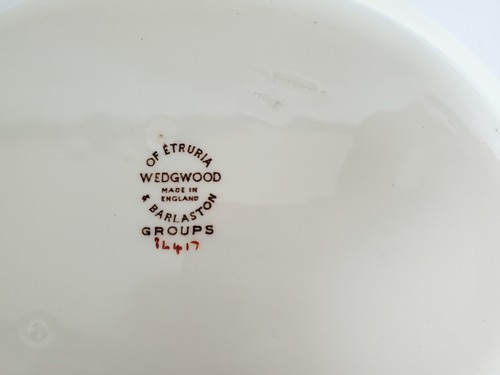 Wedgwood of Etruria & Barlaston Groups, Floral, Green Trim Serveware ... HTF - Picture 36 of 36