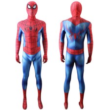 2026 Spiderman 4 Brand New Classic Jumpsuit Cosplay Costume Halloween Adult/Kids