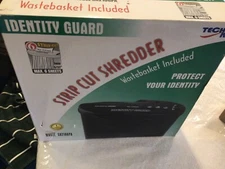 Heavy Duty Identity Guard Micro-Cut Paper Shredder & Data Protection