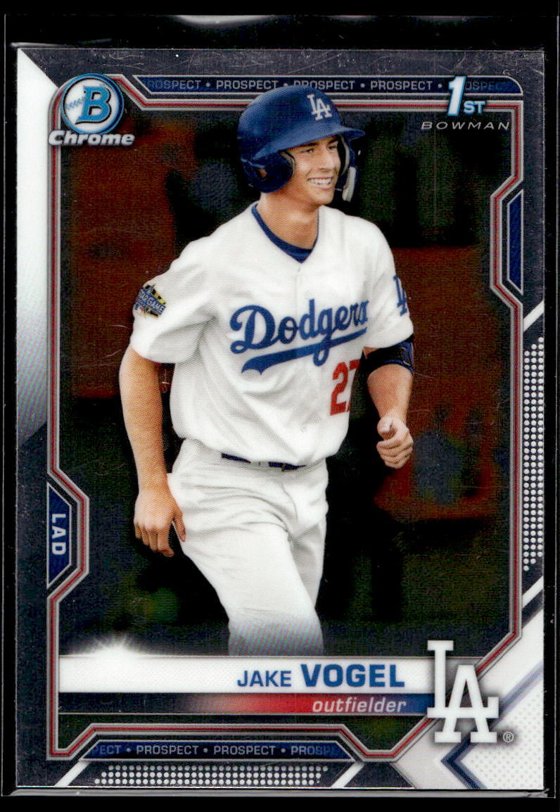 2021 Bowman Chrome 1st Bowman Jake Vogel CPA-JV  AU   Auto
