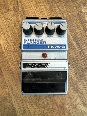 VINTAGE (80'S) DOD FX75-B Stereo Flanger Guitar Pedal