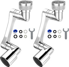 1080 Swivel Faucet Extender, Heavy Duty Rotating Sink Extension, Universal