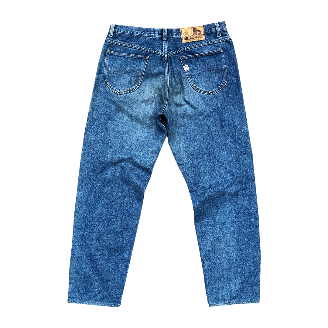 【DISCERNMENT】Stone Washed Vintage Denim Jeans Vintage 80s AMERICANINO Stone Washed Jeans | Jeans
