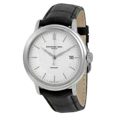 Raymond Weil Men's Maestro Leather Band Watch - 2837-STC-65001 ($1495 MSRP)
