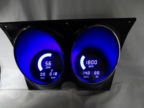 1967-1968 Camaro/Firebird BLUE LED'S Gauge Cluster DP4000B Lifetime Warranty - Bild 2 von 12