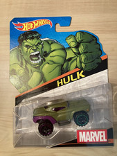 Hot wheels new on card rare vintage Marvel Hulk character car from 2014