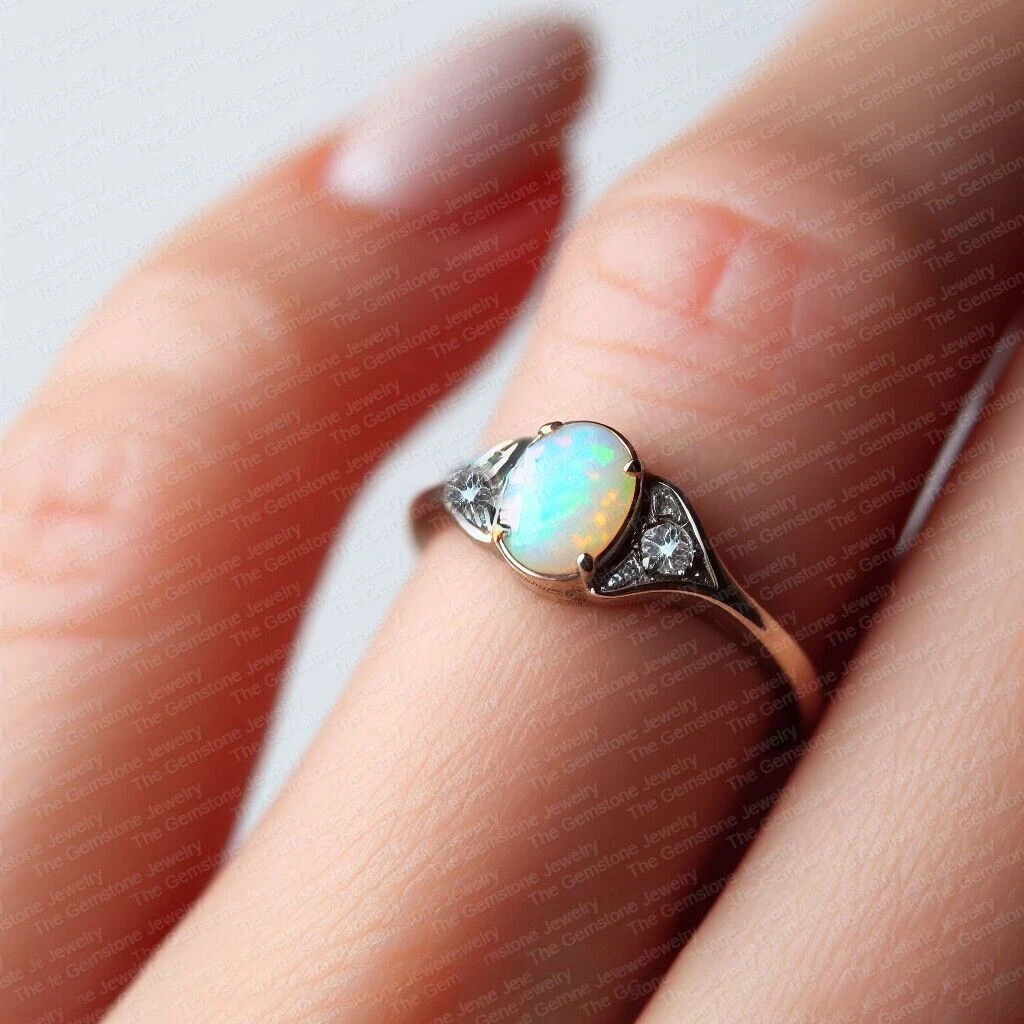 Fire opal rings sale