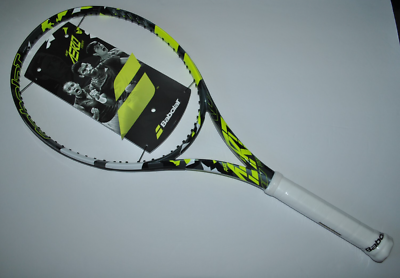 Babolat Pure Aero Team - Grey/Yellow- Grip size: 1 - Unstrung