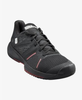 Wilson Schühchen Bela Pro, Padel, Unisex - (Schwarz / Ebony / Poppy Rot )