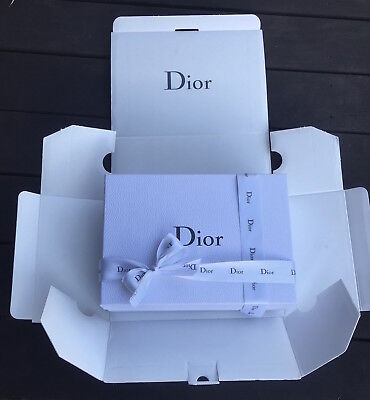 Dior x 3 Empty Gift Boxes - Perfume, Gift, Mailing, w/Tissue, Envelope and  Card