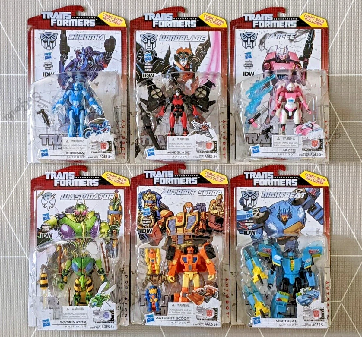 Transformers Generations Deluxe Comic Book Action Figure Pick Your Character