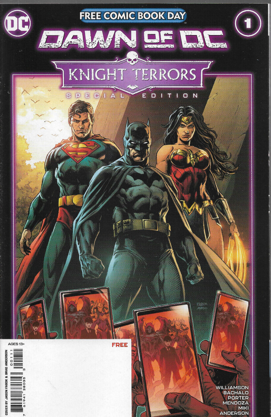 FCBD (2023) DAWN OF DC - KNIGHT TERRORS - New Bagged (S)