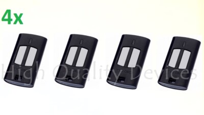 4 X Beninca Two Channel TO.GO 2WV Remote Control Rolling Code, 433,92 MHz 