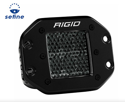 Rigid Industries 212513BLK D-Series Pro Spot Diffused Midnight Flush Mount Pair
