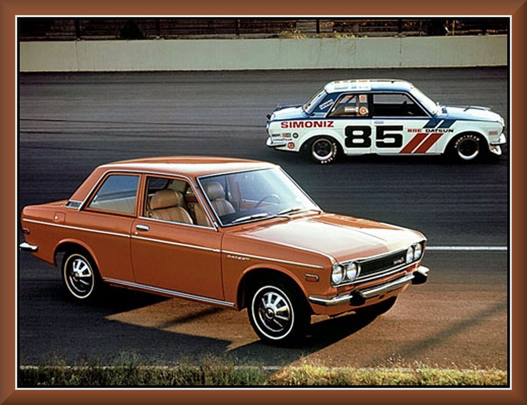 1968 Datsun 510 Coupe w/Rallye Race car, Toolbox - Refrigerator