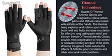 SWEDE-O Thermal Hand Arthritis Black Neoprene Gloves Sport Hunting Fishing Work