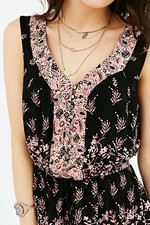 Ecote Urban Outfitters Magdalena Playsuit Tank Romper Floral Printed S 275236