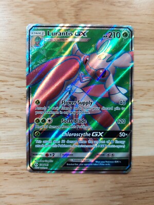 lurantis gx pokemon card value Lurantis GX 138/149 Sun & Moon NM Ultra Rare Full Art Pokemon Card