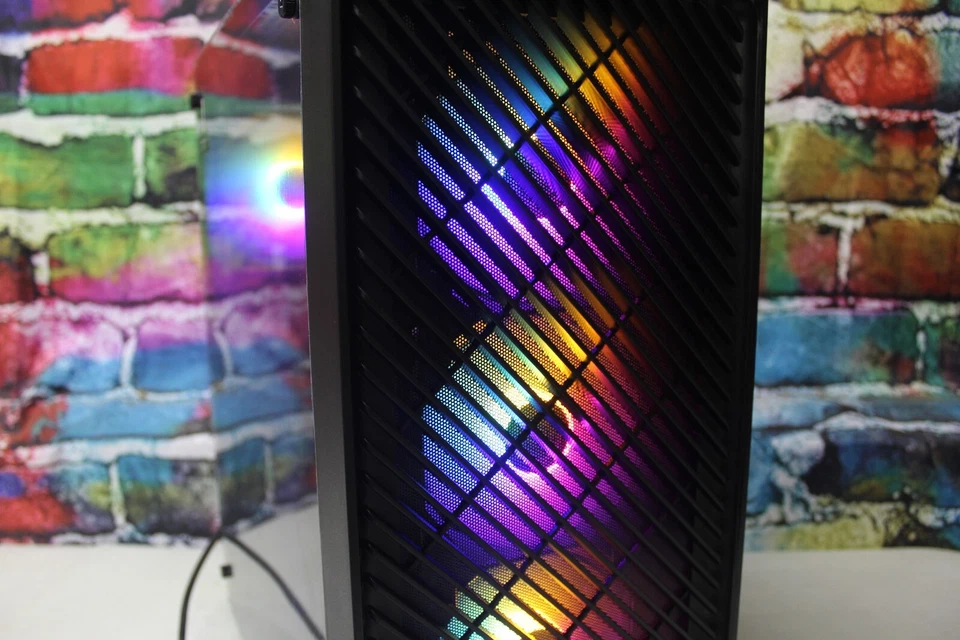 Custom LED Gaming Desktop PC Intel Core i7 3.40 Quad 16 GB SSD Nvidia 1660 Super - Image 2 of 4