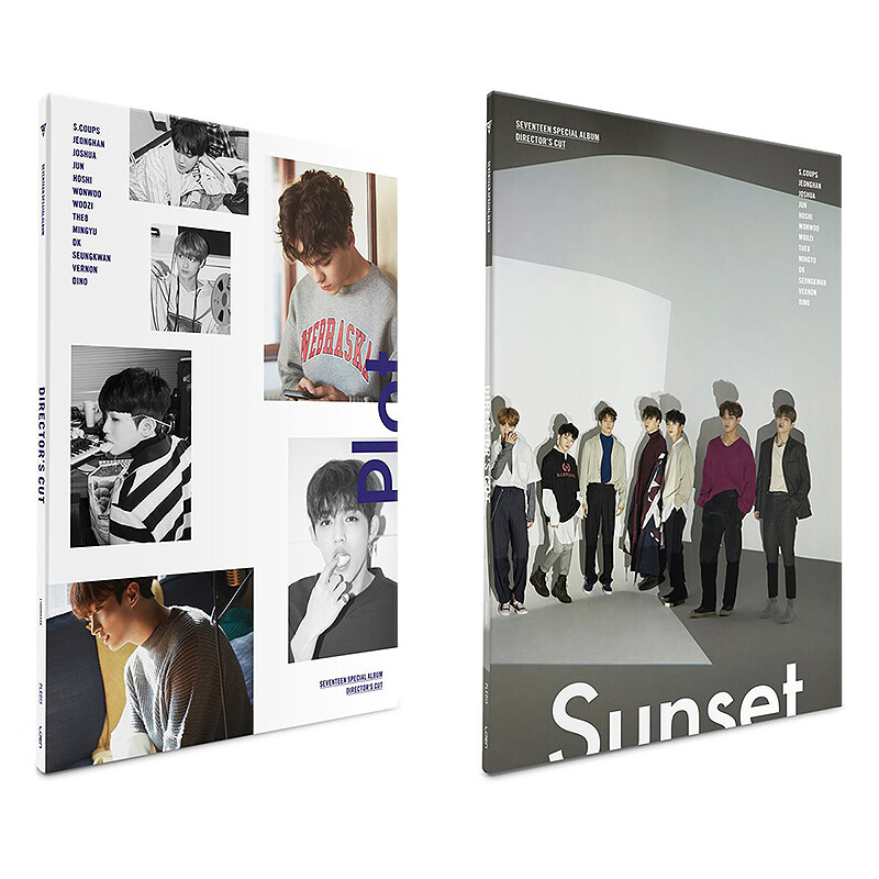 SEVENTEEN DIRECTOR'S CUT Special Album SUNSET VER CD+Foto Buch+6p