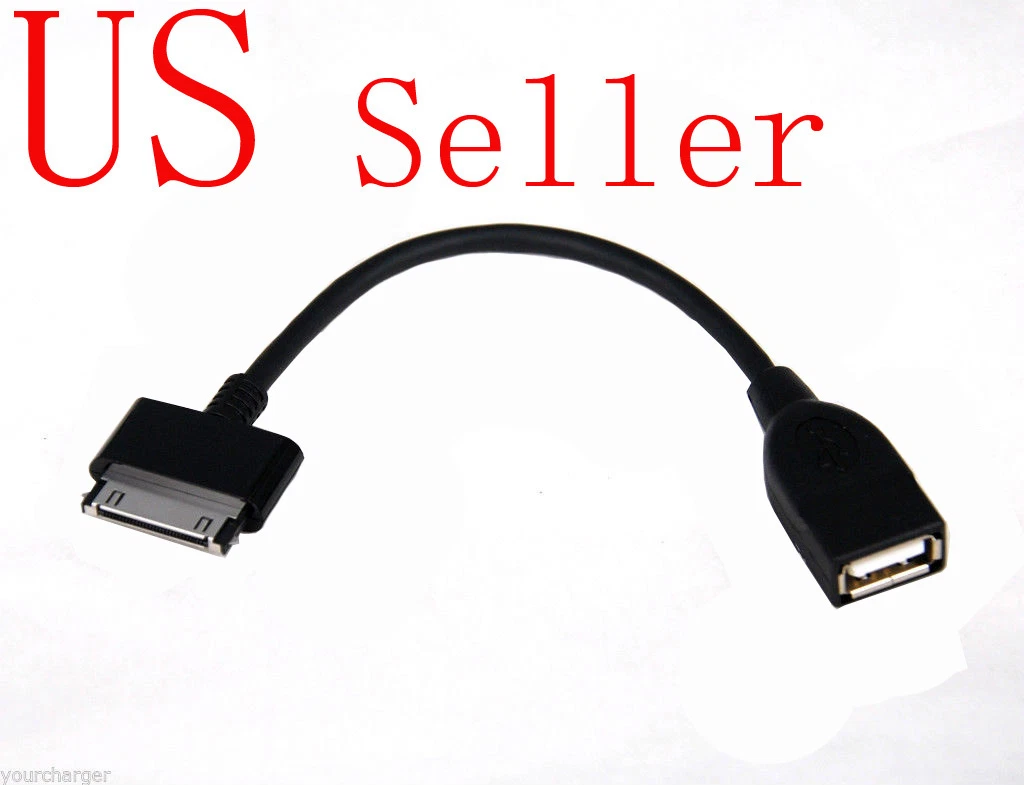 30 Pin to Female USB Adapter OTG Cable for Samsung Galaxy Tab 2 10.1 Tablet  PC