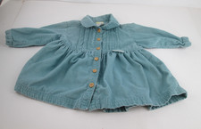 VTG Old Navy Infant Baby Girl Corduroy Dress Long Sleeves Size 6-12 mo Button