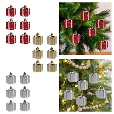 6Pcs Gift Box Hanging Ornaments Party Props Scene Layout Art Crafts Friend Gifts