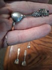 2 Sets Of Matching Sterling Silver Salt Spoons — photo 3