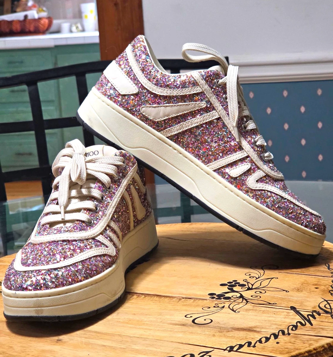 Jimmy Choo Glitter Athletic Shoes for Women for sale - eBay
