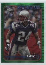 2024 Topps Chrome Green Sonar Refractor 31/99 Ty Law #123 2o0