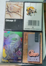 Lot of 4 Chicago Cassettes Cassette Tapes 17 and 19, IX greatest hits