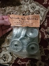 Roller Derby Skate   1960  s.Metal NOS Set of 8 All original. Wheel Kit