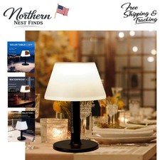 Portable Solar LED Table Lamp: Waterproof, Dimmable,  Perfect for Outdoor Decor