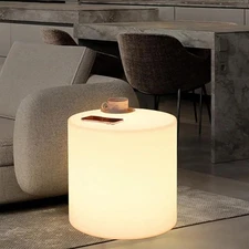 16-Inch Rechargeable LED Chair Light w/Remote, 16 RGB Colors Changing Glowing...